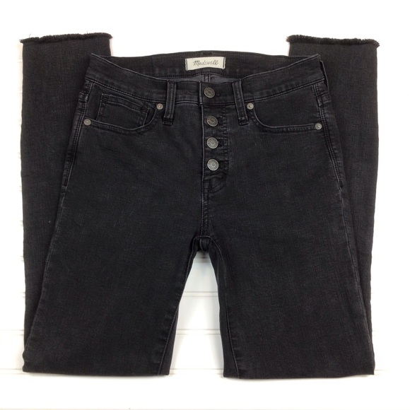 Madewell 9” High Rise Skinny Jeans Button-fly Tall - Picture 4 of 15